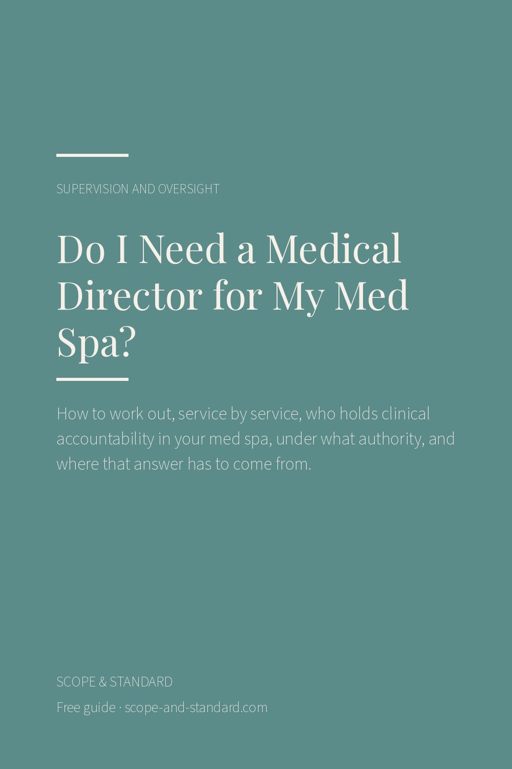 Do I Need a Medical Director for My Med Spa?