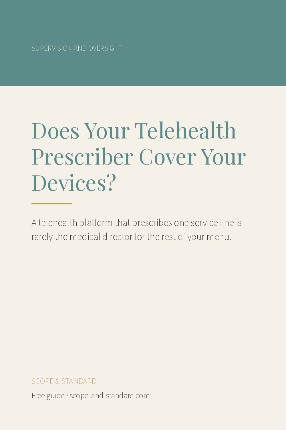 Does Your Telehealth Prescriber Cover Your Devices?