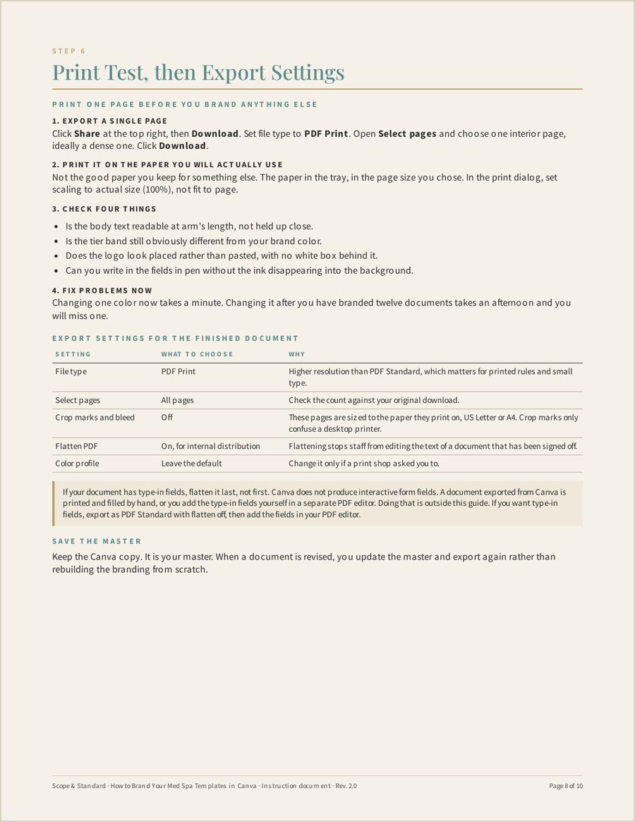 Canva Branding Guide, Page 8 of 10