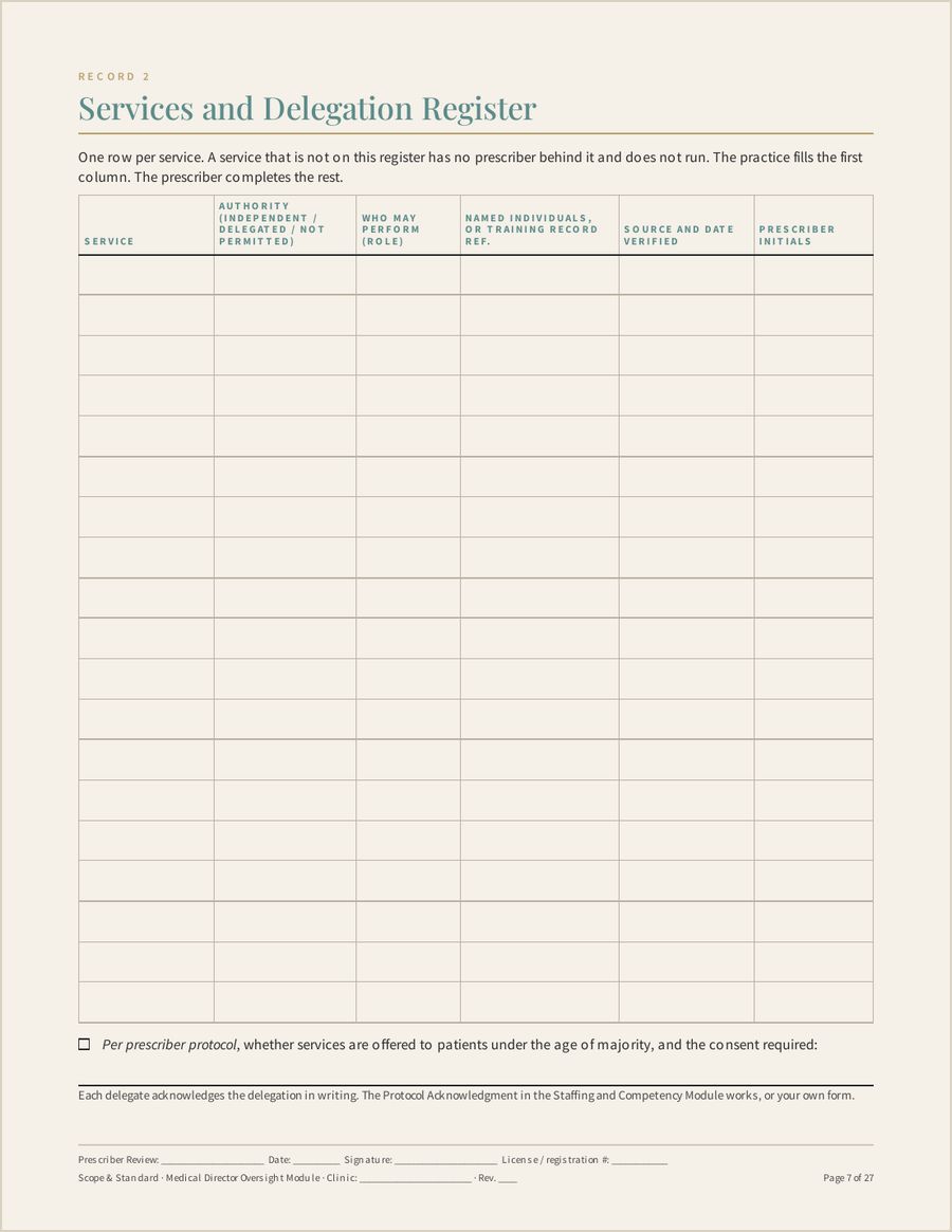Complete Practice File, Medical Director Oversight Module, page 7 of 27