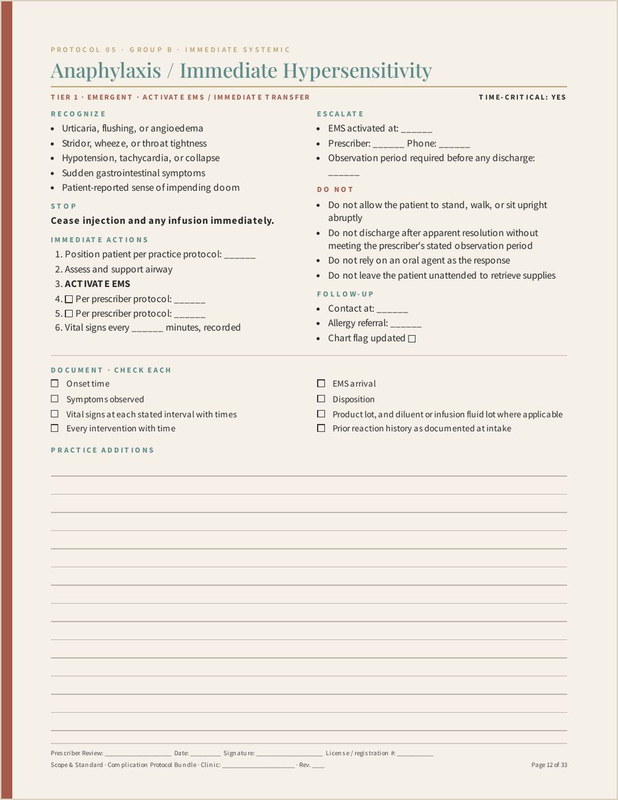 Emergency Protocols Bundle, Page 12 of 33