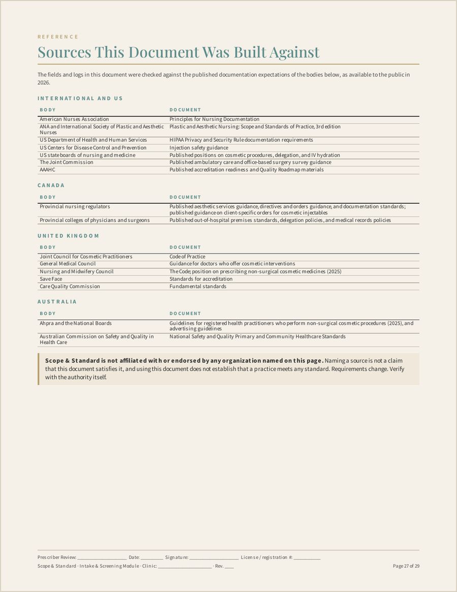 Intake and Screening Module, Page 27 of 29