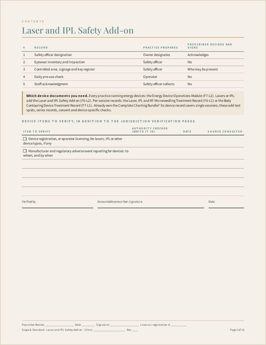Laser and IPL Safety Add-on, Page 5 of 13
