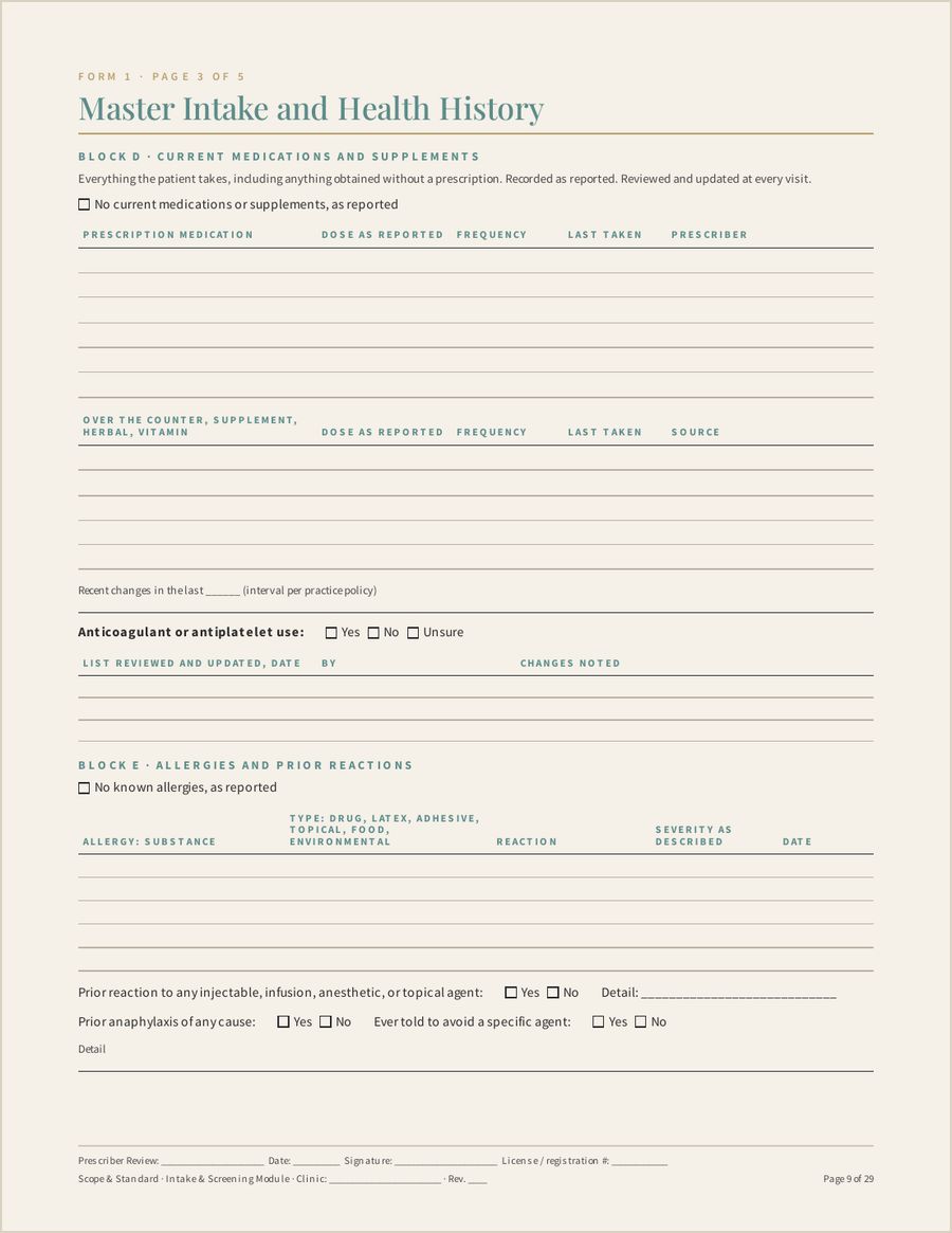 Clinic Opening Kit, Intake and Screening Module, page 9 of 29